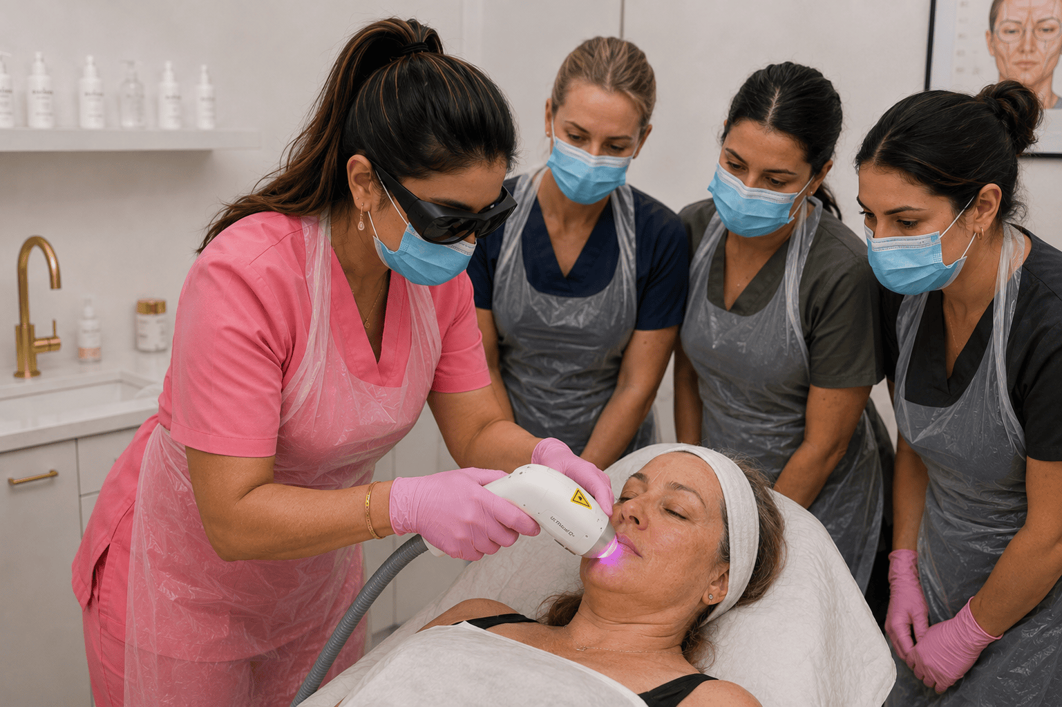 Image of Jazz Training Clients at Jazz Beauty